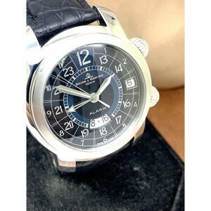Baume & Mercier Men's Watch 65322 Capeland GMT Alarm Date Swiss Automatic 39mm